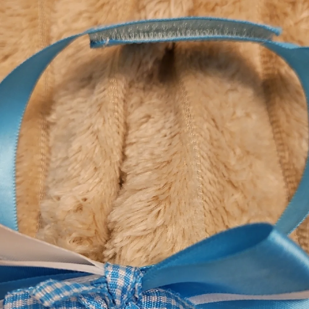 Blue and White Cat Bow Tie